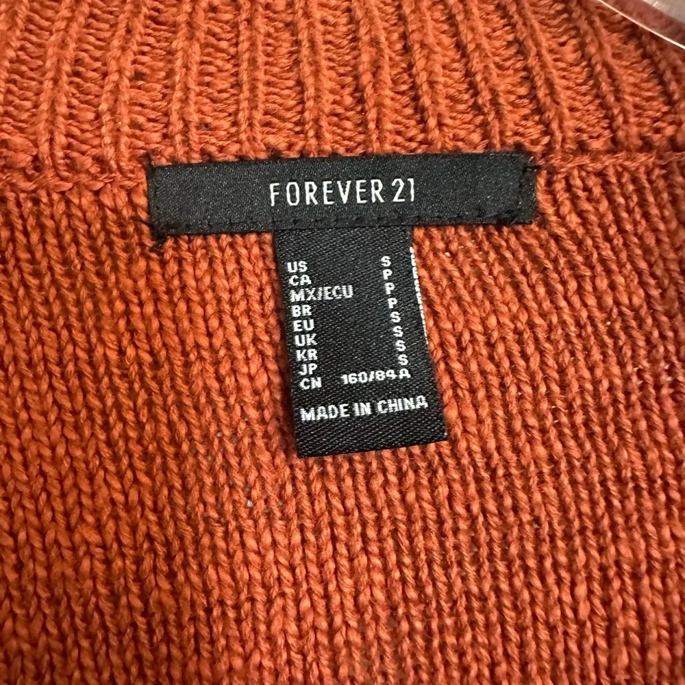 Burnt Orange Forever 21 Cardigan - Picture 3 of 3